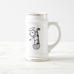Chope À Bière Chef Bonhomme Allumette Avec Louche