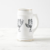 Chope À Bière Chef-d'œuvre de Grenouille Zen (Devant droit)