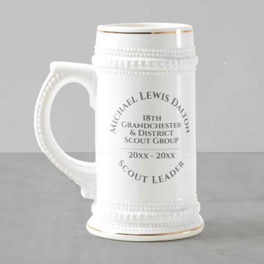 Chope À Bière Chef scout