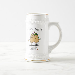 Chope À Bière Chemises et Cadeaux Fou de Mon Soldat