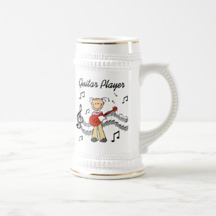 Chope À Bière Chemises et Cadeaux pour Fille à la Guitare en Des