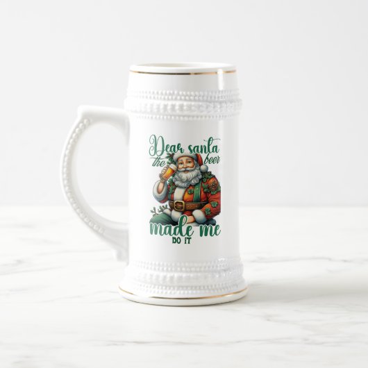 Chope À Bière Chère bière Père Noël (Gauche)