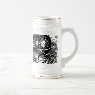 Chope À Bière Cheshire Cat Stein Alice au pays des merveilles