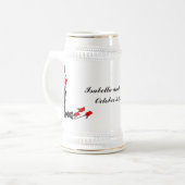 Chope À Bière Chess and Roses (Devant gauche)