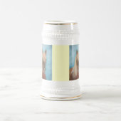 Chope À Bière chestnut mare cheval à crinière blonde équine art (Centre)