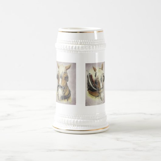 Chope À Bière Cheval de trait Stein (Centre)