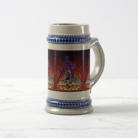 Chope À Bière Chevalier médiéval (Devant droit)