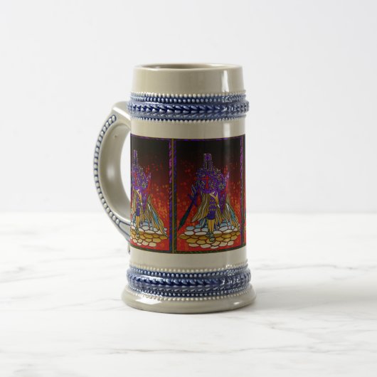 Chope À Bière Chevalier médiéval (Devant gauche)