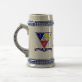 Chope À Bière Chevaliers de bannière Stein de Pythias (Gauche)