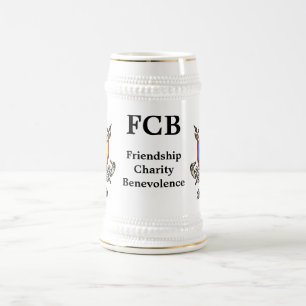 Chope À Bière Chevaliers de logo Stein de Pythias