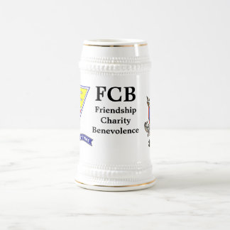 Chope À Bière Chevaliers des Pythias Stein combiné