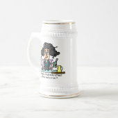 Chope À Bière Cheveux foncés d'effet secondaire de médicament (Devant gauche)