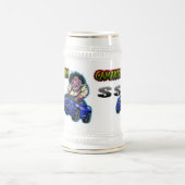 Chope À Bière Chevy bleu Camaro solides solubles Stein - (Centre)