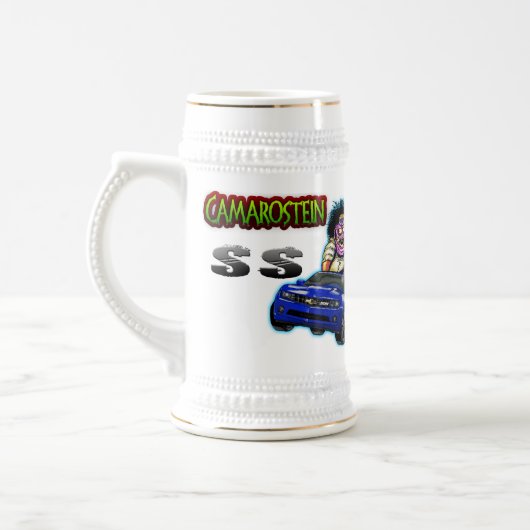 Chope À Bière Chevy bleu Camaro solides solubles Stein - (Gauche)