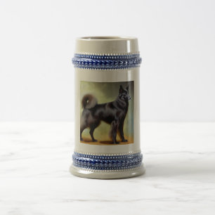 Chope À Bière Chien berger belge Groenendael