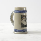 Chope À Bière Chien de porc sur moto (Devant gauche)