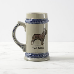 Chope À Bière Chien de taureaux français !