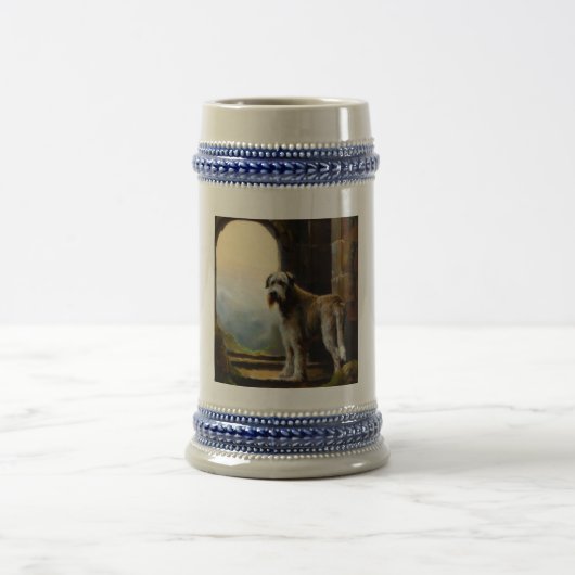 Chope À Bière Chien d'Irlande Wolfhound (Centre)