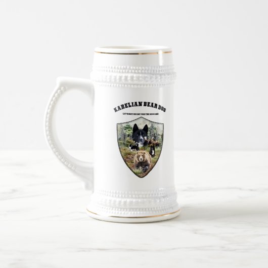 Chope À Bière Chien d'ours karélien (Gauche)