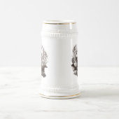 Chope À Bière Chiens de chasse, saison de chasse Bière Stein (Centre)