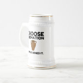 Chope À Bière Choisissez Cremation que vous avez appelée (Devant gauche)