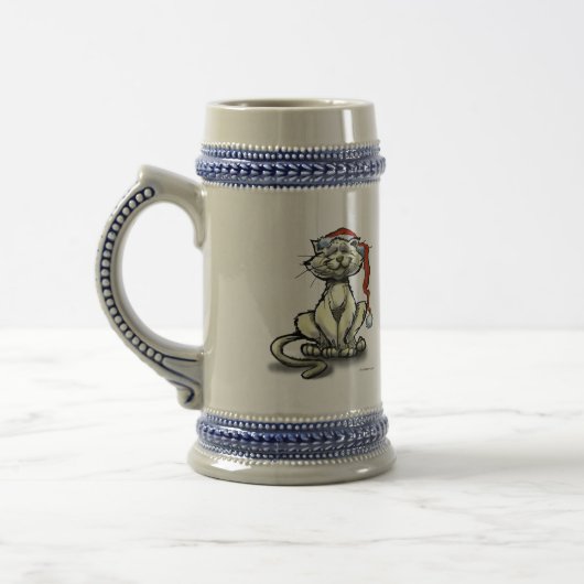Chope À Bière Christmas Cat (Gauche)