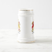 Chope À Bière Cimier de famille (Centre)