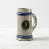 Chope À Bière Citation de bière de Franklin (Devant droit)