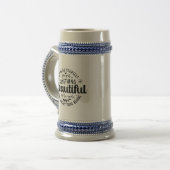 Chope À Bière Citez-vous quelque chose de beau (Devant gauche)