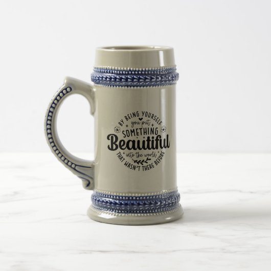 Chope À Bière Citez-vous quelque chose de beau (Gauche)