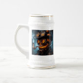 Chope À Bière Citrouille Jack-O-Lantern Steampunk Gothique Hallo (Gauche)