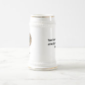 Chope À Bière Clan Forbes Crest sur Tartan (Centre)