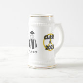 CHOPE À BIÈRE CLASSE PERSONNALISÉE DE 2025 FEMME (Devant droit)