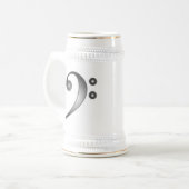 Chope À Bière Clef basse métallique (Devant gauche)