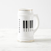Chope À Bière Clés de piano (Devant droit)