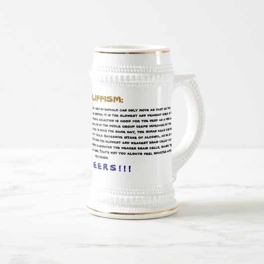 CHOPE À BIÈRE CLIFFISM ! ! ! (Devant droit)