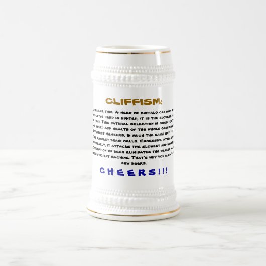 CHOPE À BIÈRE CLIFFISM ! ! ! (Centre)