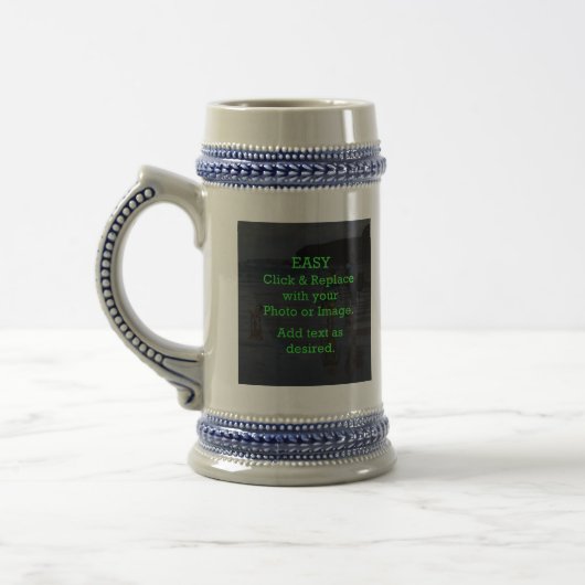 Chope À Bière Cliquez et remplacez facilement l'image pour créer (Gauche)
