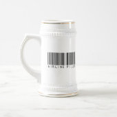 Chope À Bière Code barres pilote de ligne aérienne (Gauche)