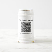 Code QR et texte personnalisé professionnel person