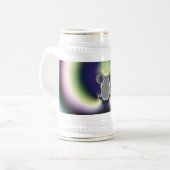 Chope À Bière Coeur psychédélique (Devant gauche)