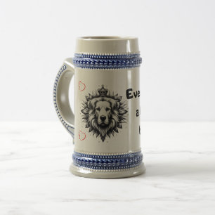Chope À Bière Coeurs rugissants : Embrasser le lion dans chaque