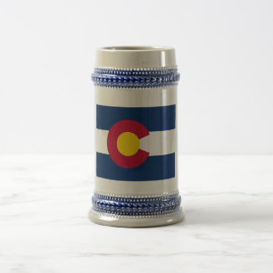 Chope À Bière Colorado : Le drapeau américain du centenaire