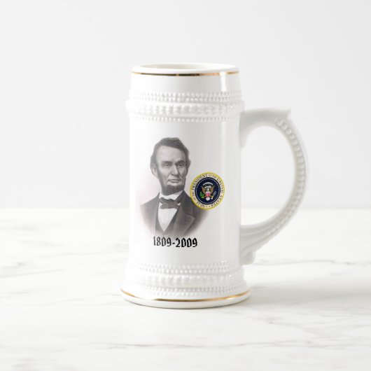 Chope À Bière Commémoratif bicentenaire d'Abraham Lincoln (Droite)