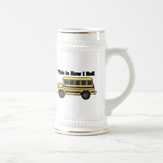 Chope À Bière Comment je roule (autobus scolaire) (Droite)