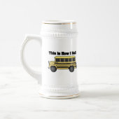 Chope À Bière Comment je roule (autobus scolaire) (Gauche)