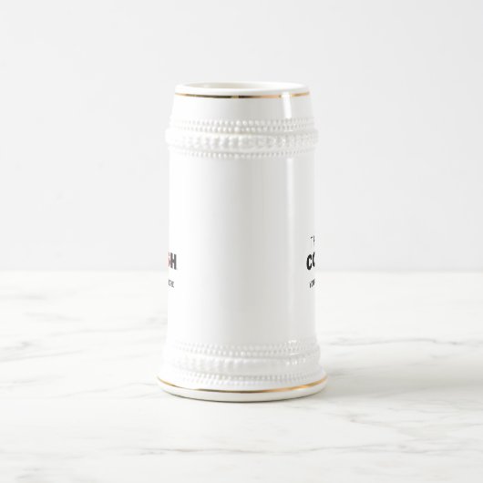 Chope À Bière Commish Stein Imaginaire Football Custom Ajouter u (Centre)
