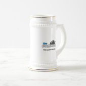 Chope À Bière Commish Stein Imaginaire Football Custom Ajouter u (Devant droit)