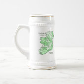 Chope À Bière Comtés de carte de l'Irlande (Gauche)