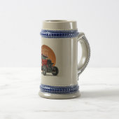 Chope À Bière Concept de voiture de course rétro customisé (Devant droit)